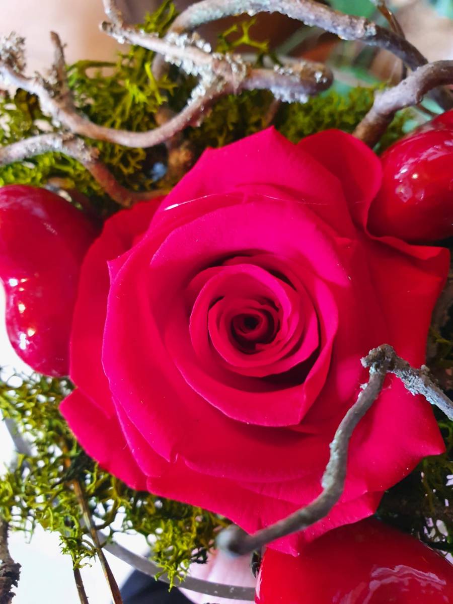 Bouquet de fleurs unique pour la Saint-Valentin à Arnas