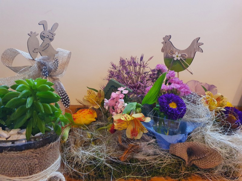 Atelier compositions fleuries dans des boîtes d'œufs- Samedi 18 avril 2026- 40 euros