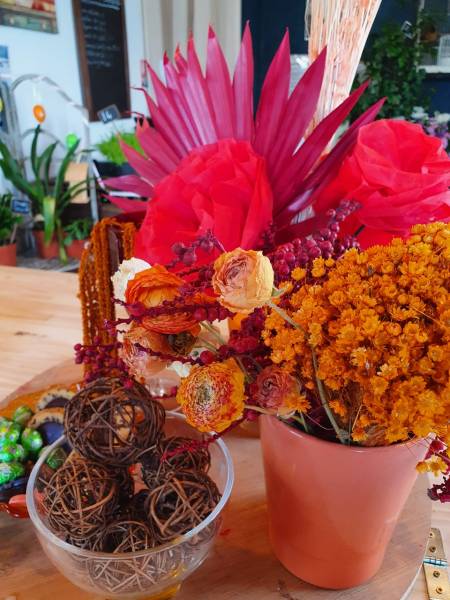 Cours atelier art floral dans le Beaujolais