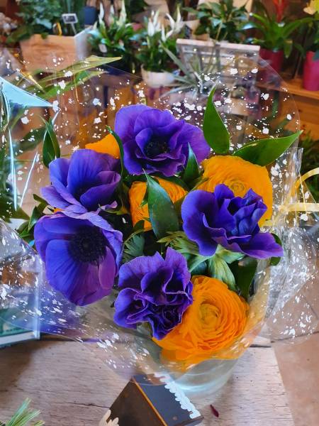 Bouquet de Noël dans le Beaujolais