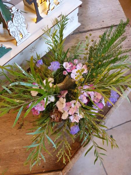 Centre de table de Noël vers Villefranche sur Saone