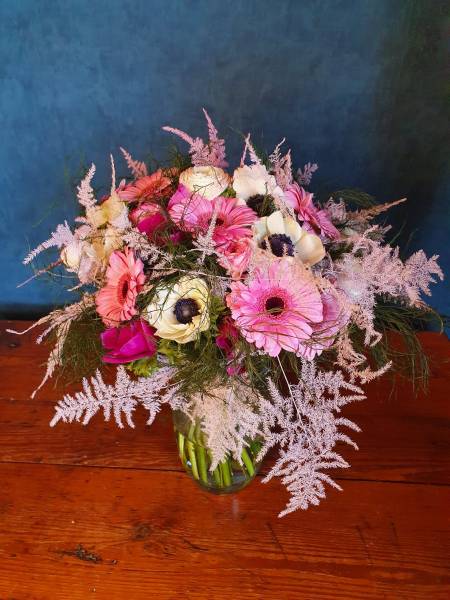Création d'un bouquet de fleurs original pour un anniversaire vers Villeranche sur Saone