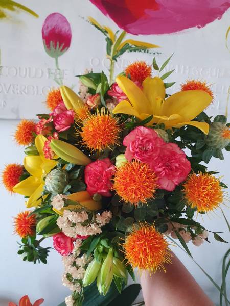 Vente de bouquet rond à Villefranche sur Saone : 33 euros