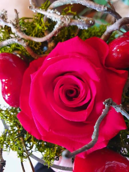 Bouquet de fleurs unique pour la Saint-Valentin à Arnas