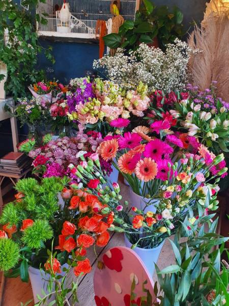 Cours d'atelier art floral à Arnas